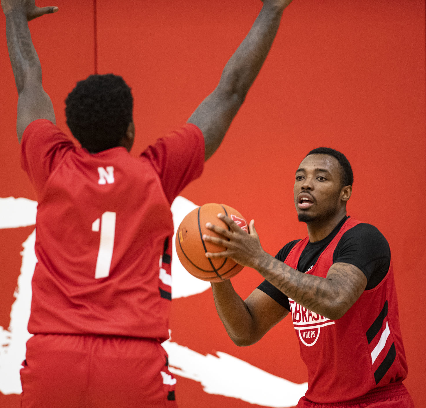 Nebraska men's hoops practice, 7.23